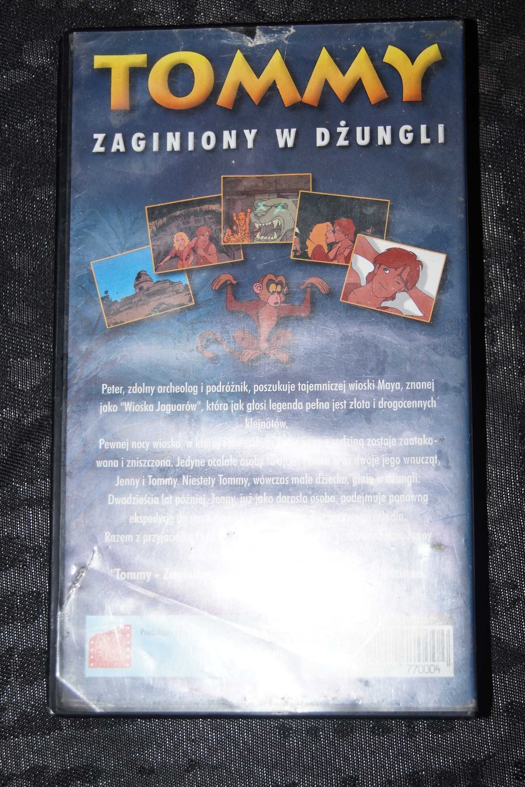 Tommy zaginiony w dżungli kaseta VHS video