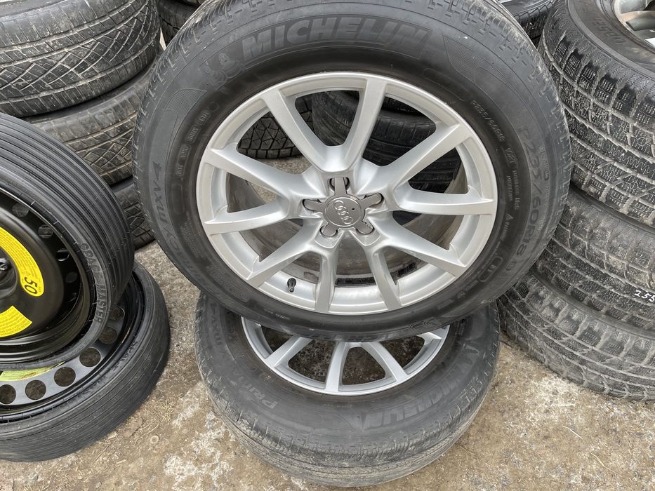Диски R18 5 112 Audi Q5 титани шини резина 235 60 18