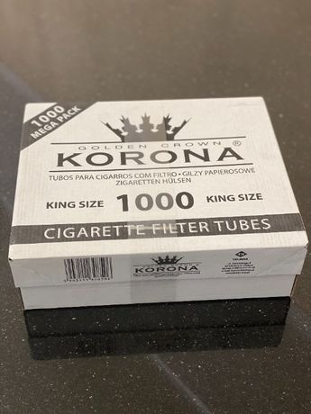 KORONA 1000 Гильзы для сигарет, гильзы для табака, сигаретные гильзы
