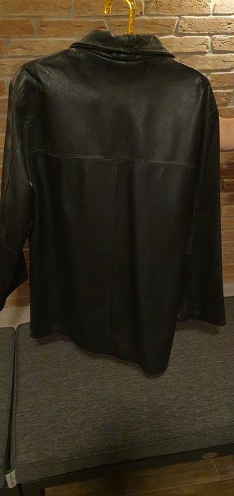 Kurtka skórzana, męska, rozmiar L na 180cm wzrostu