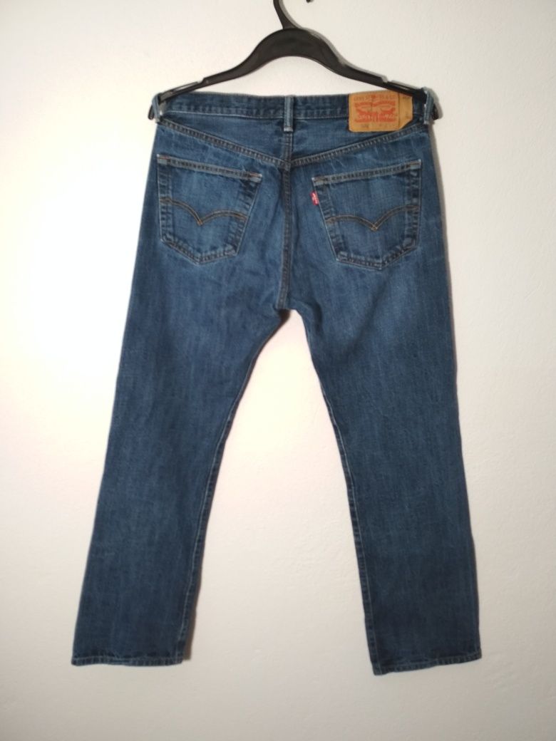 Levi's 501 jeans spodnie jeansowe dżinsy W32 L32