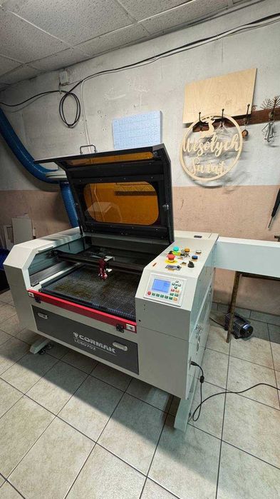 Ploter laserowy CO₂ Cormak 5070Z + Chiller CW5200 + tuba RECI W6