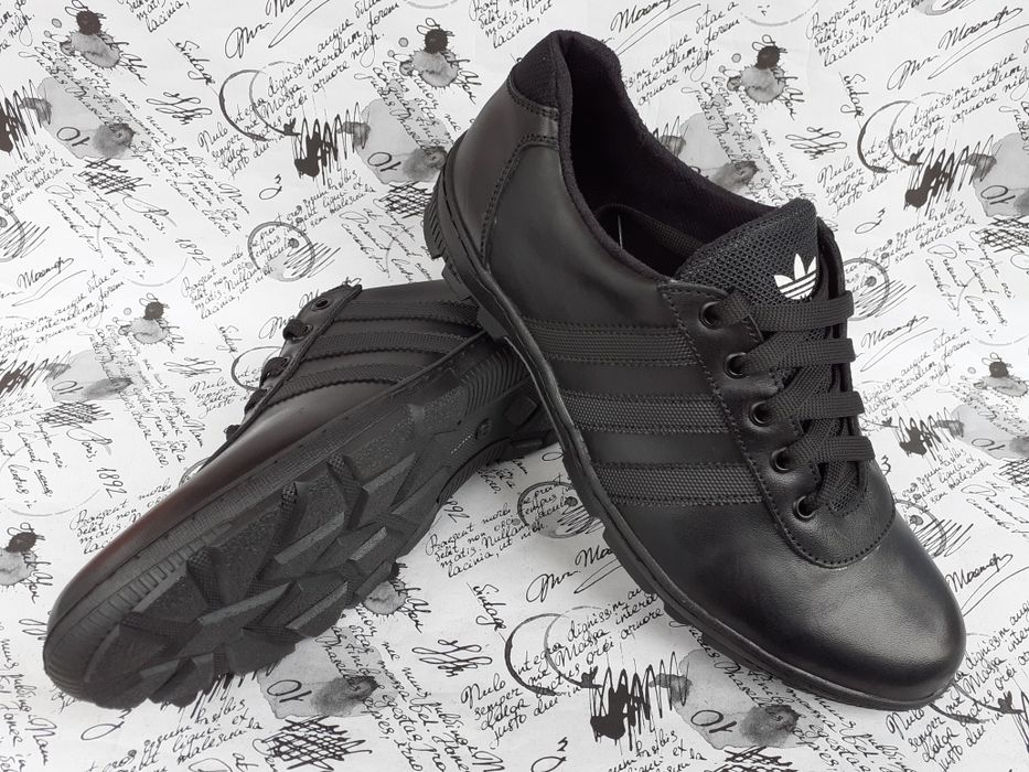 Adidas 5 чоловічі шкіряні прошиті кросівки кроссовки красовки