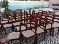 Cadeiras. Restaurante café