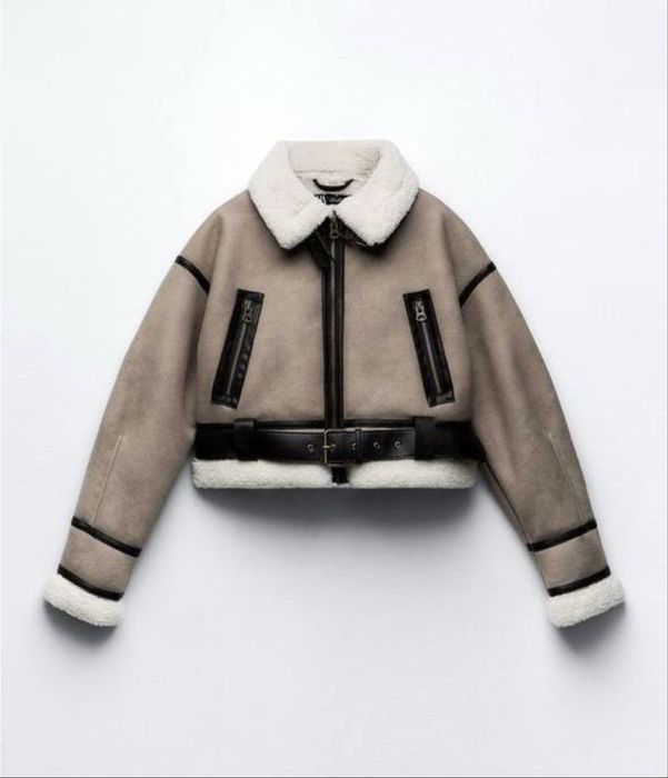 Дублёнка ZARA на меху