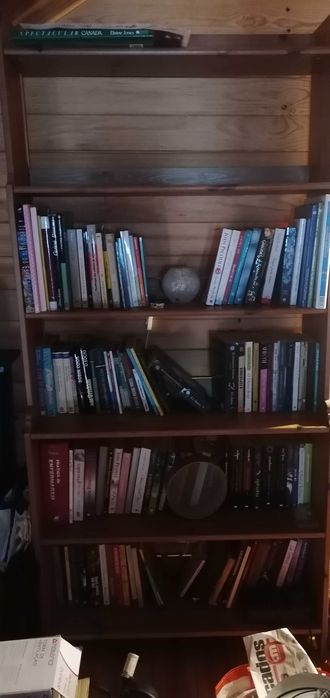 Estante em madeira da marca ikea