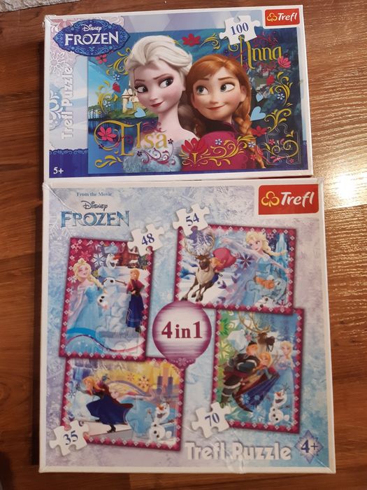 puzzle Kraina Lodu komplet