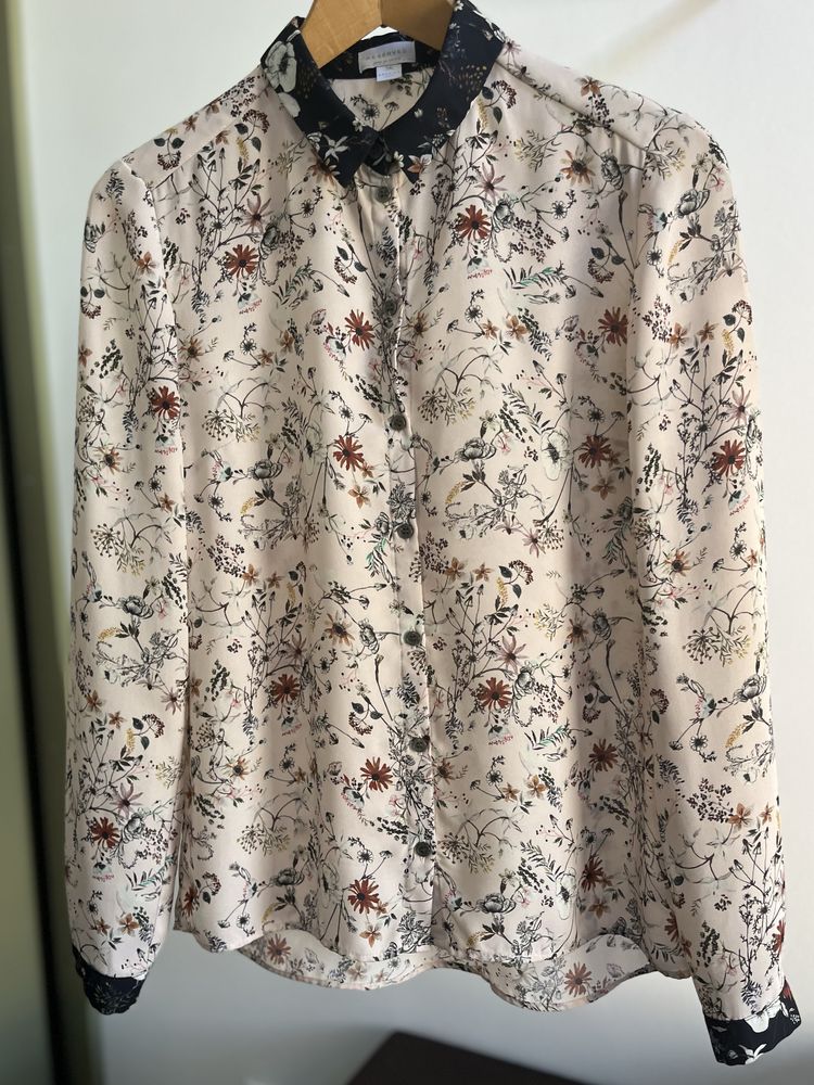 Koszula floral kwiaty vintage retro elegancka Wrocław