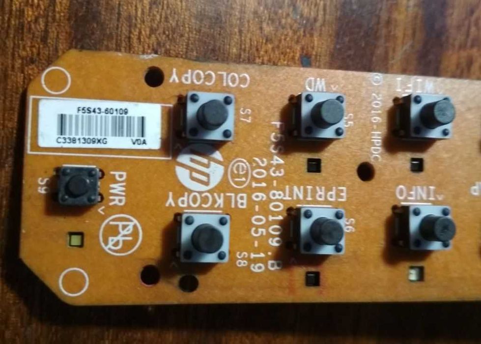 Панель управления МФУ HP tank 415,420