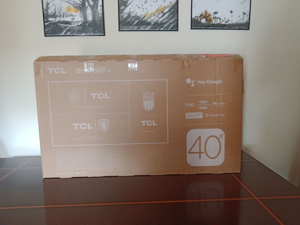 Telewizor TCL 40" Android, świetny stan, bez uszkodzeń