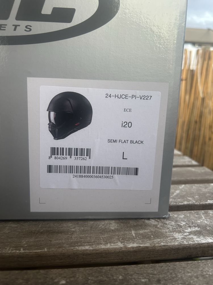 Kask otwarty HJC I20  czarny mat