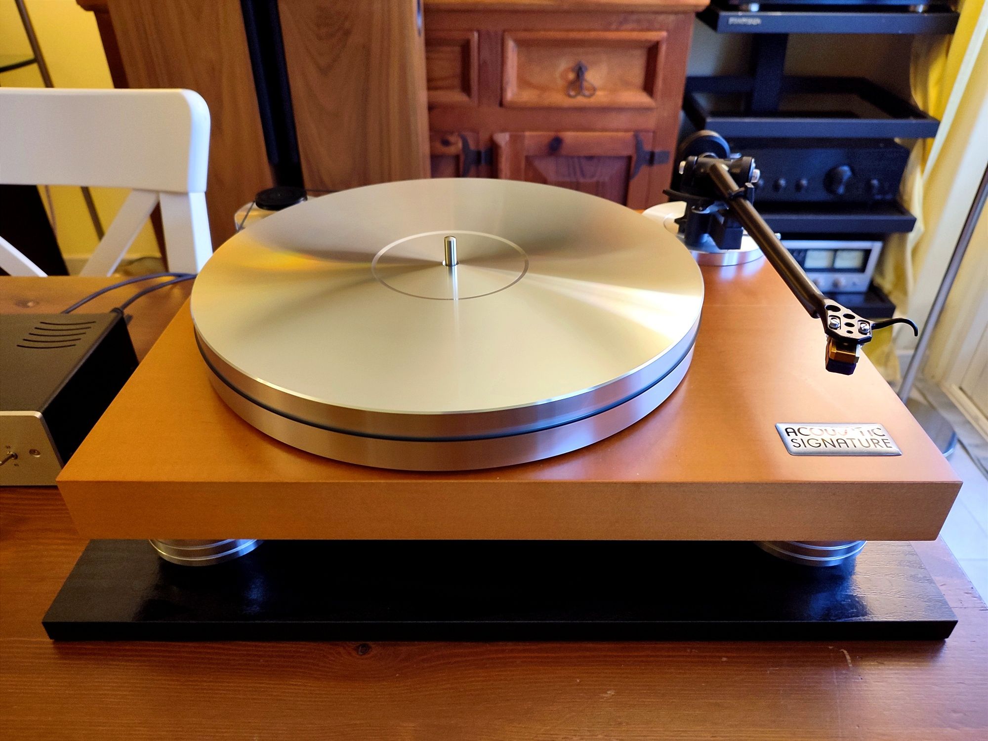 Acoustic Signature Manfred MK2 + Rega RB330 Gira Discos Hi-Fi C/Novo!