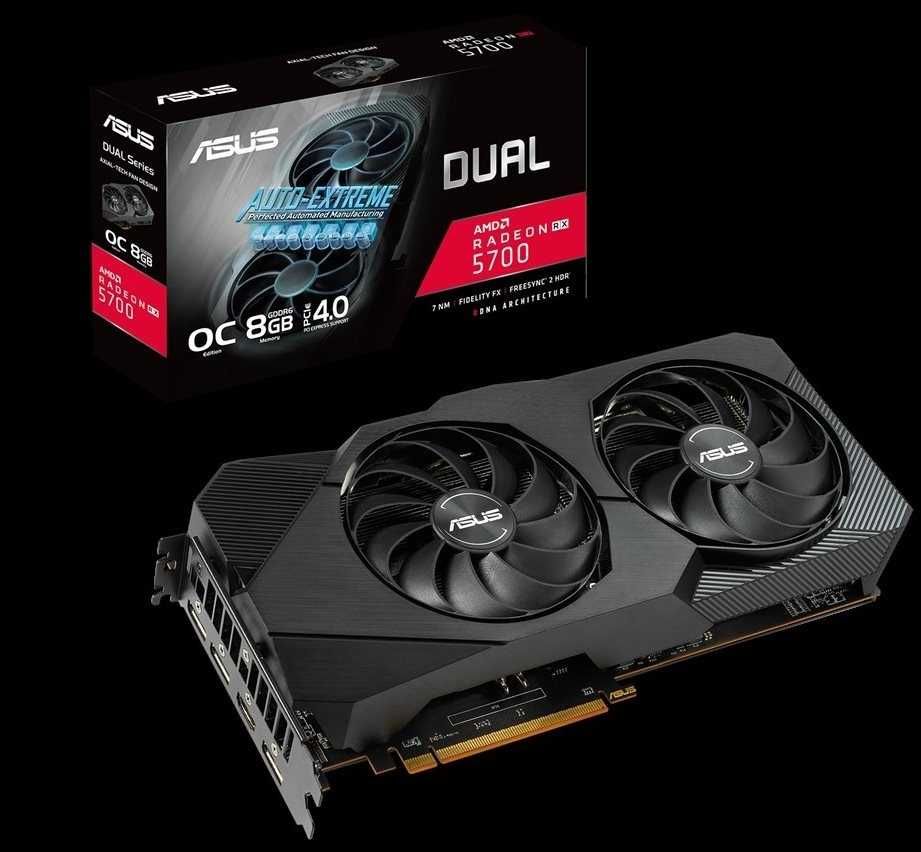 відеокарта видеокарта Asus Radeon RX 5700 EVO OC 8GB GDDR6