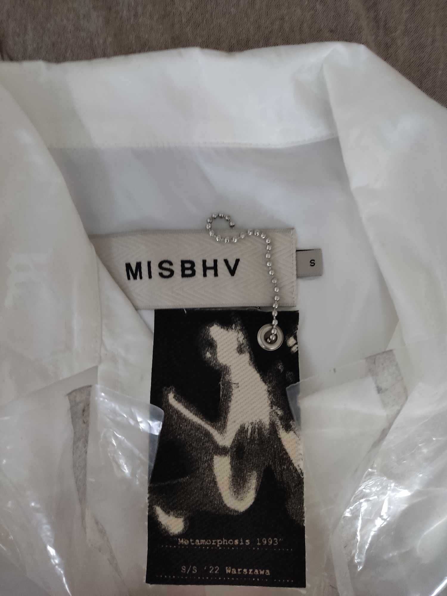 Misbhv monogram nylon shirt white