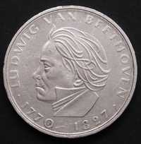 Niemcy 5 marek 1970 - Beethoven - srebro