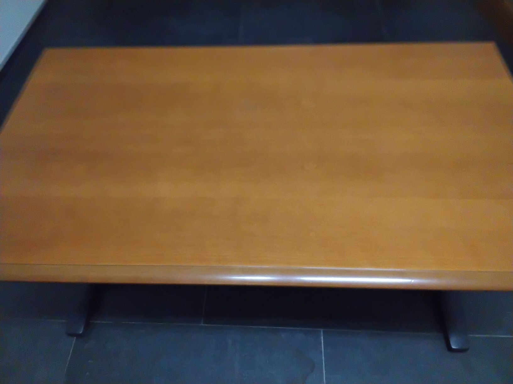 Secretária rectangular madeira