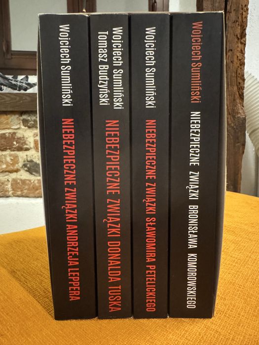 „Niebezpieczne związki” W. Sumliński - pakiet czterech książek