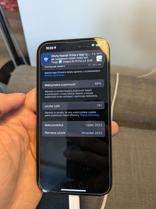 iPhone 15 128 z USA idealny