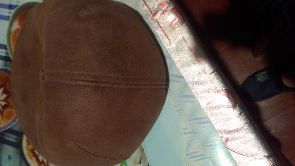 Фуражка тепла коричнева на зиму