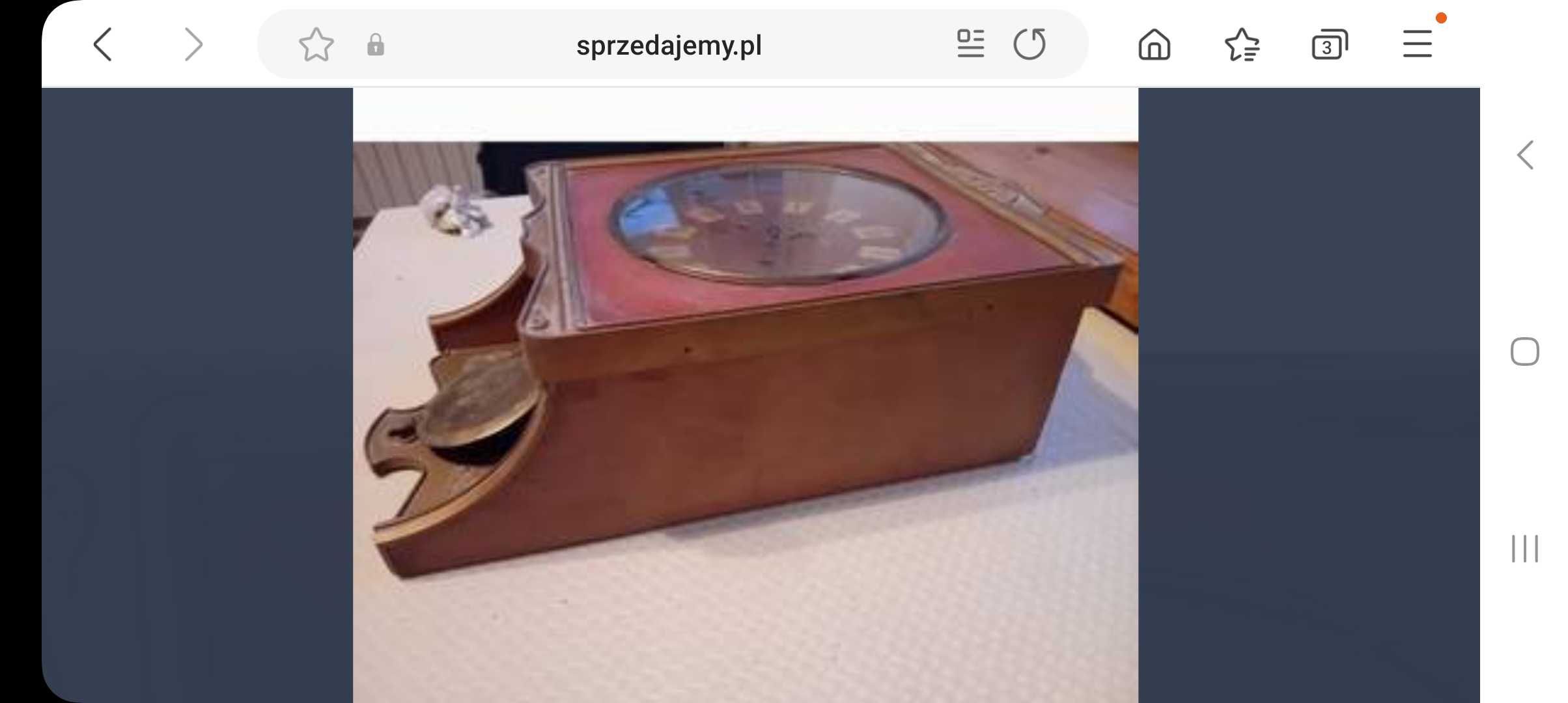 Zegar ścienny Jantar PRL