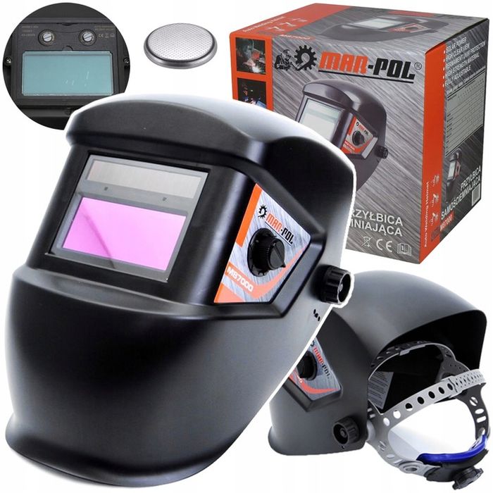 Maska Spawalnicza Przyłbica Samościemniająca Filtr