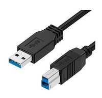 Кабель Dell USB-A 3.0 - USB-B 3.0 A To B Male To Male 1.8 м