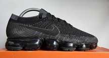 Nike Flyknit Air Vapormax 1 Triple Black 2016 9US/42.5EUR