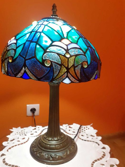 Lampa witrażowa pokojowa