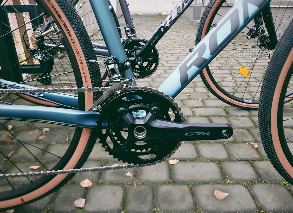 Romet Aspre 3.0, niebieski, rozm. 48, 56, gravel, shimano grx