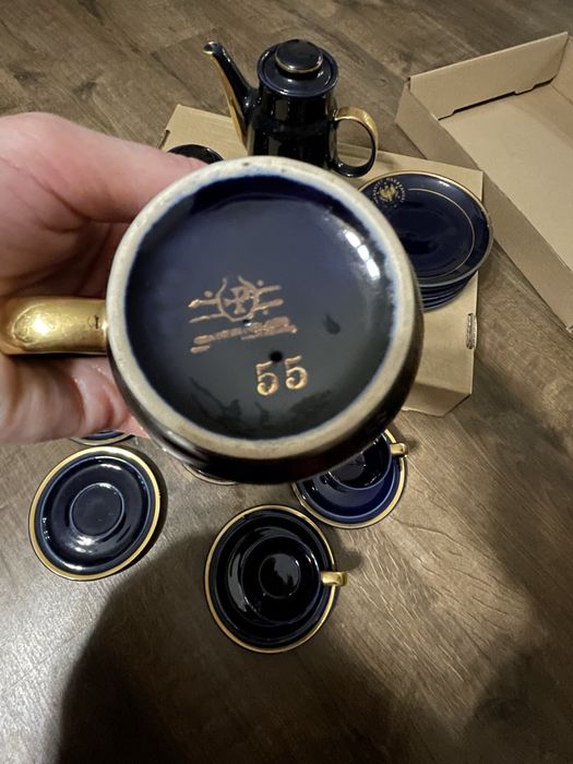 Serwis do kawy porcelanowy