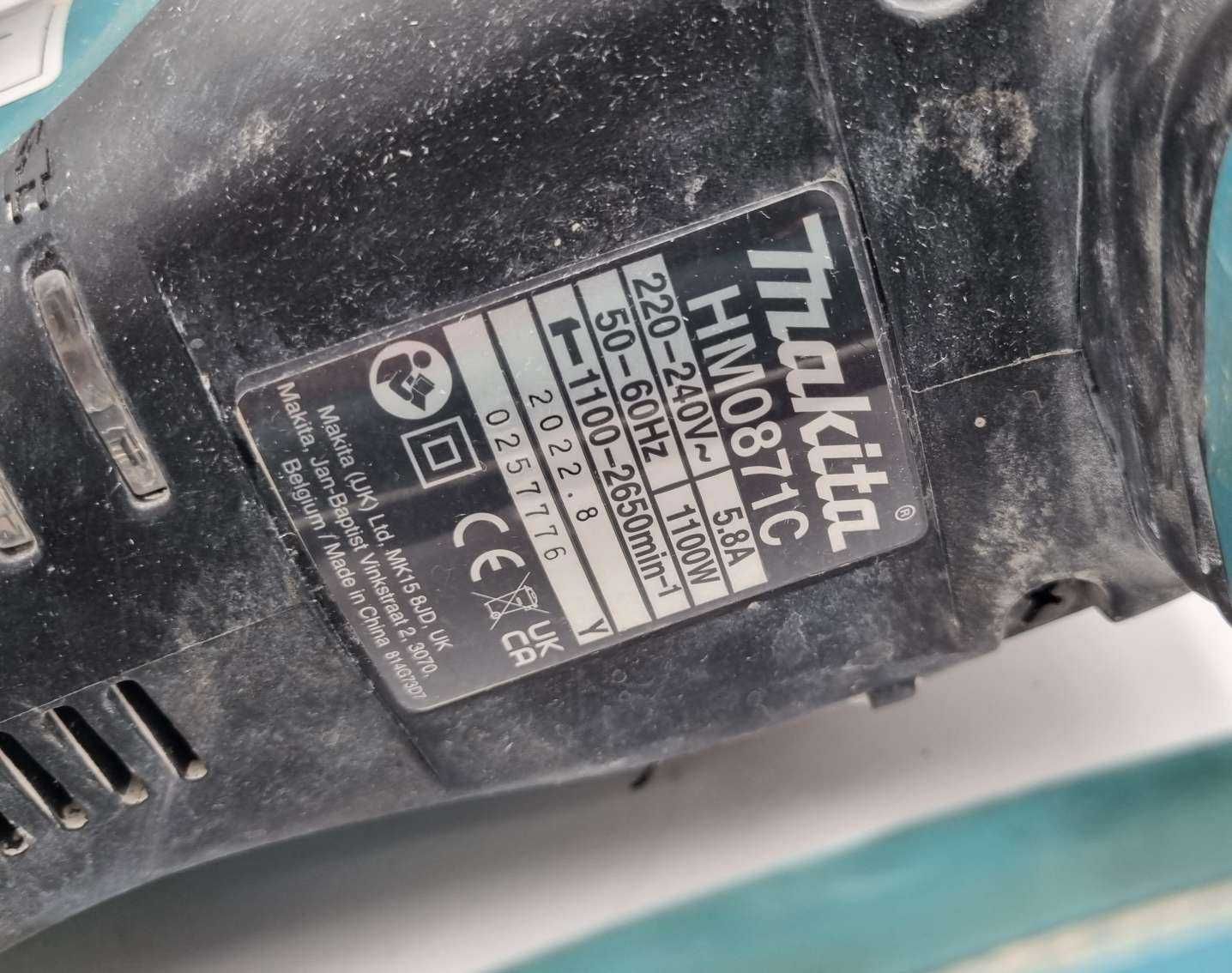 Młot Udarowy Makita HM0871C SDS MAX Sieciowe 1100 W