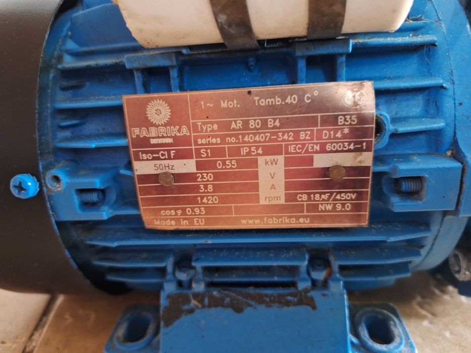 Pompa wody PROCON z silnikiem 230v komplet