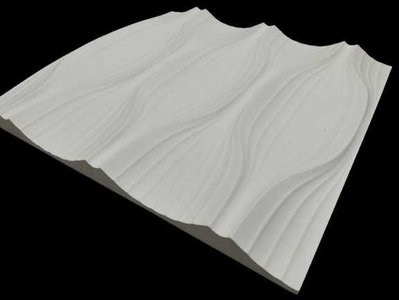 Placas de gesso 3d Bifurca
