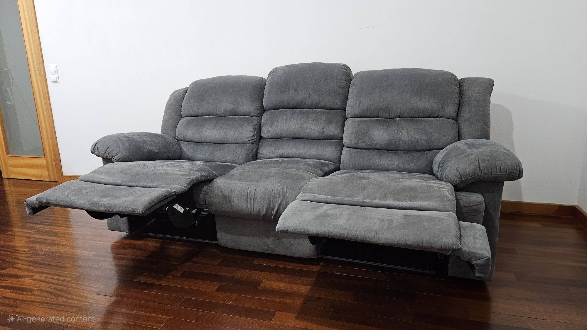 Sofá 3 lugares extensível