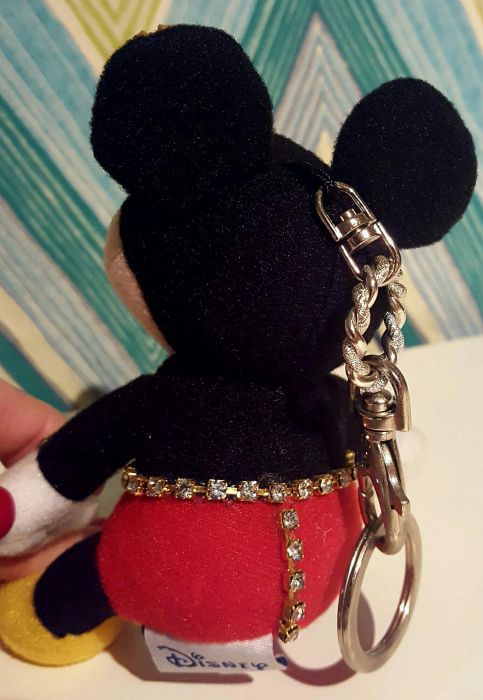 Porta chaves Mickey Mouse c/brilhantes