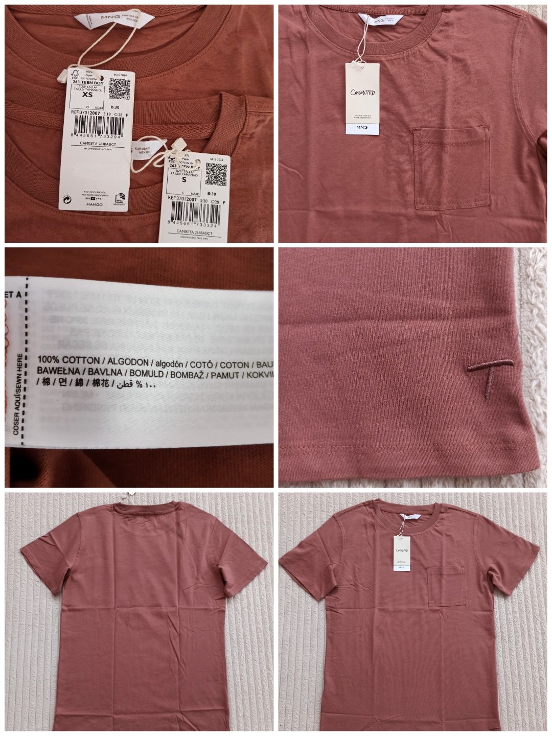 Подростковые футболки Mango,Испания, рост 152-158,158-164 см.. 
Размер