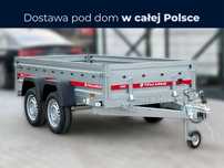 Nowa przyczepa dwuosiowa Temared PRO 2612/2 – 264x126 cm, DMC 750 kg