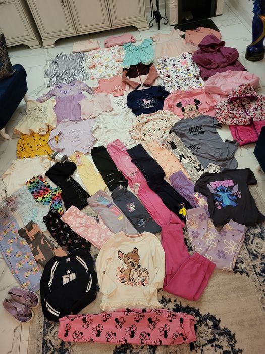 Wielka paka ubrań dla dziewczynki roz 128/134