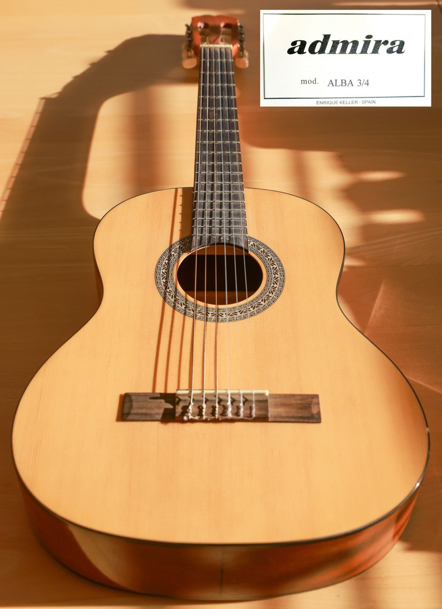 Gitara ADMIRA rozmiar 3/4 + etui