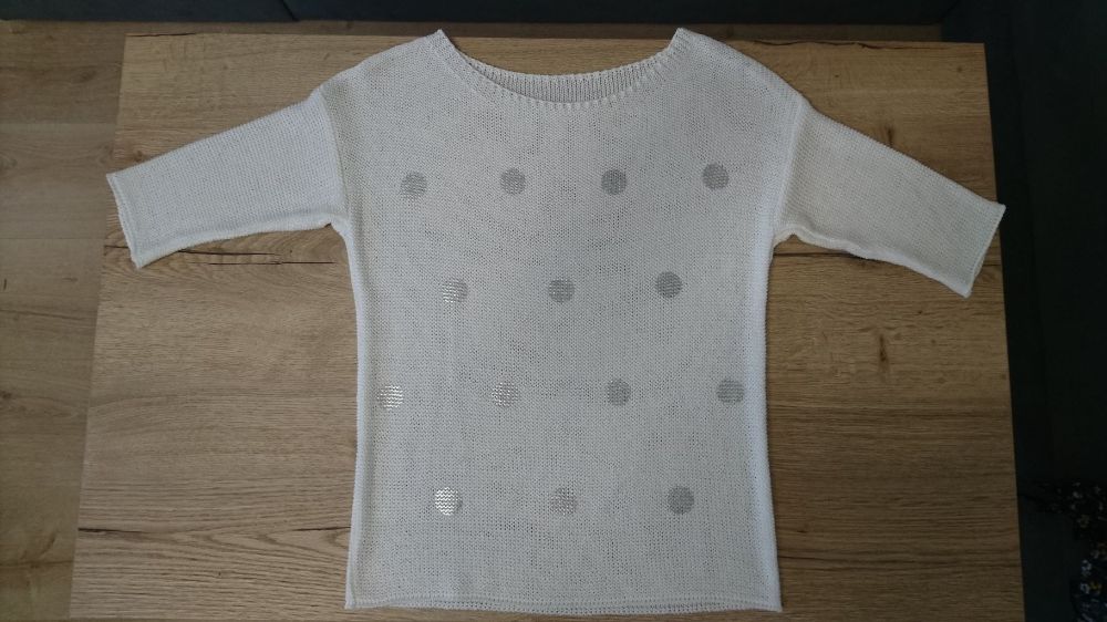 Sweter biały rozmiar M