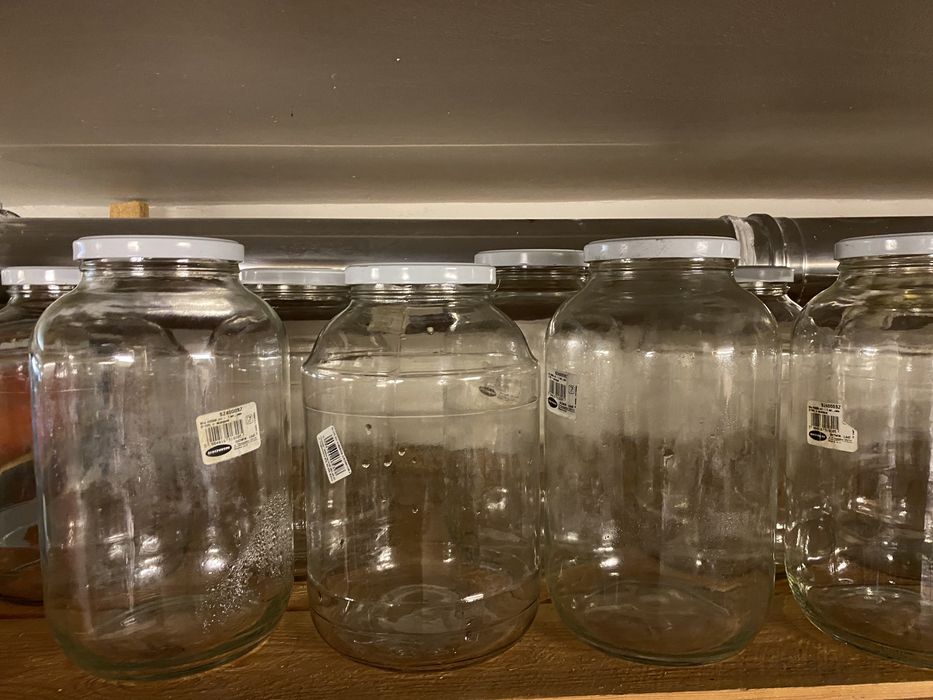 Duze szklane sloje 4 l uzywane sprzedam