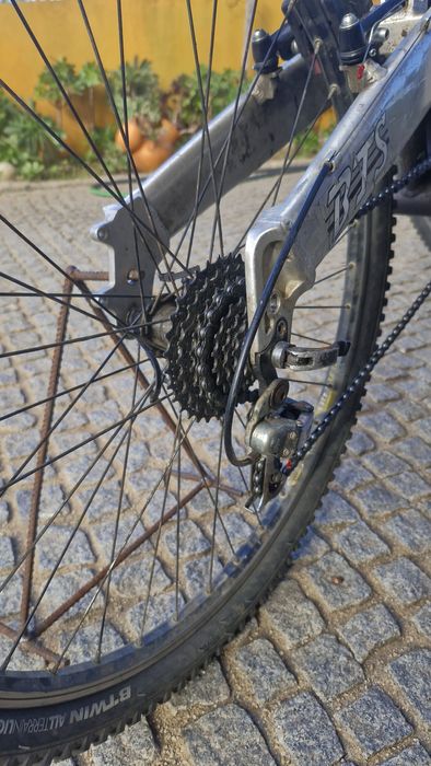 Bike travel downhill