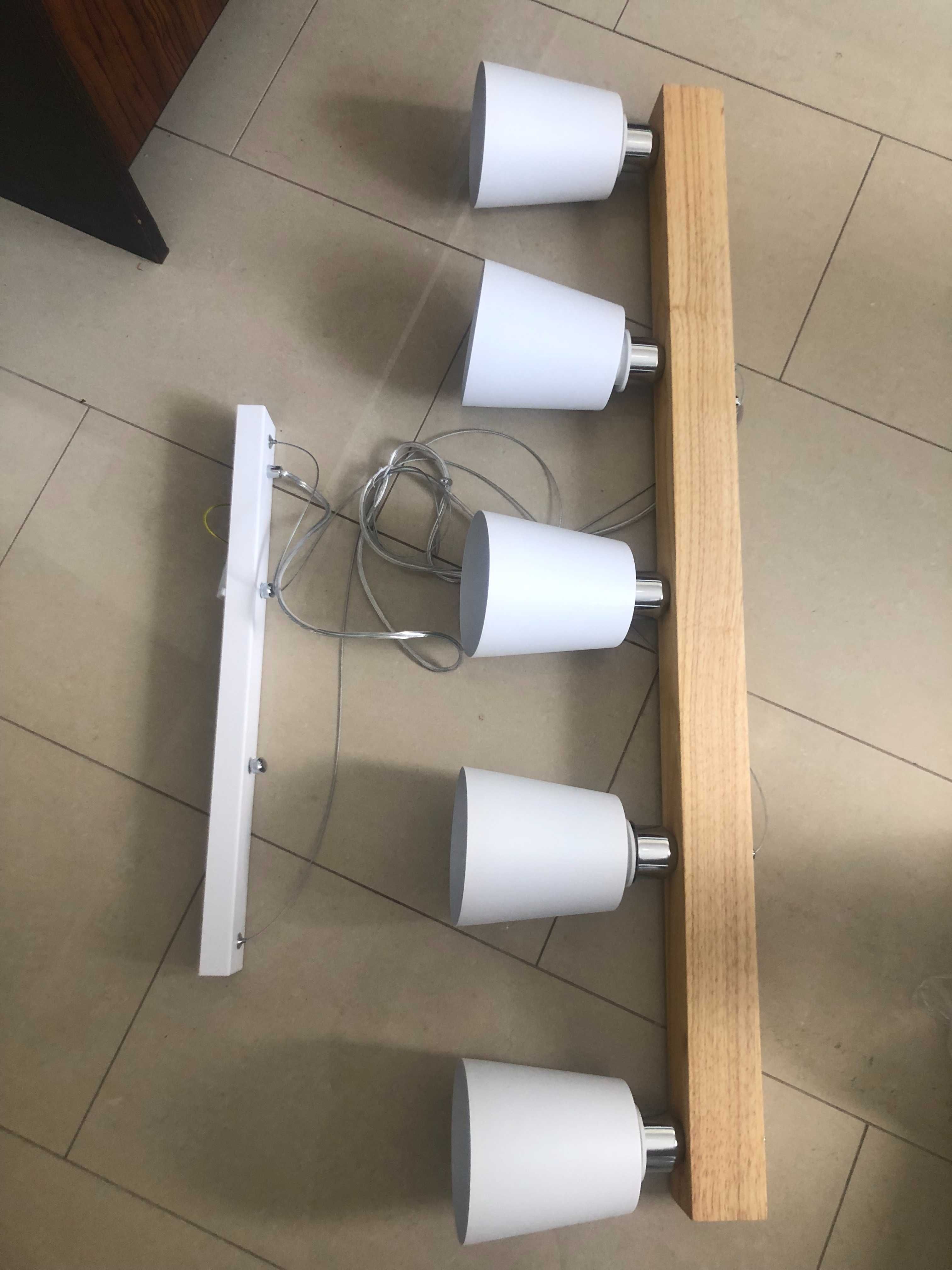 Lampa wisząca drewniana - PROMOCJA TANIO