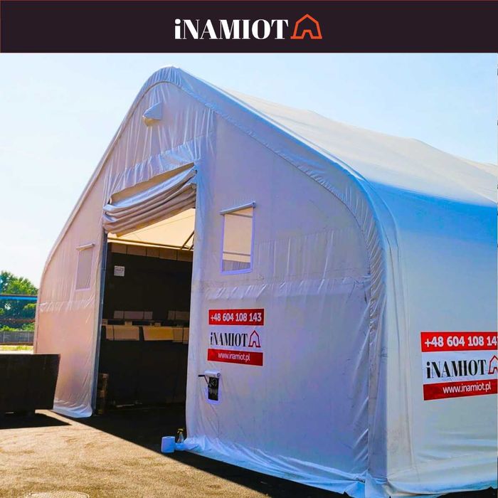 Magazyn 12x24x6x3m NOWA HALA NAMIOTOWA plandeka PVC 900g stal OCYNK