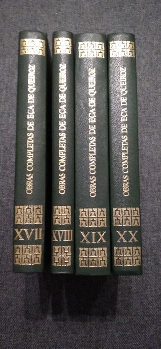 Obras Completas de Eça de Queiroz - v. XVII, XVIII, XIX e XX (livros)