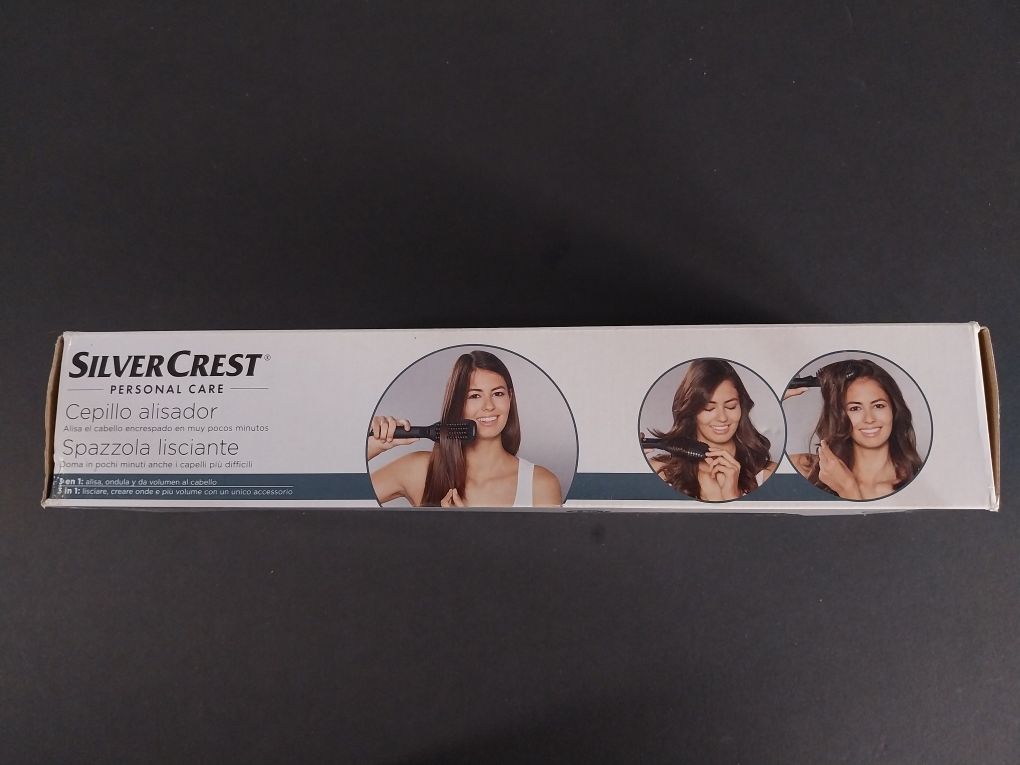Silvercrest Personal Care escova alisar ondular dar volume cabelo NOVO