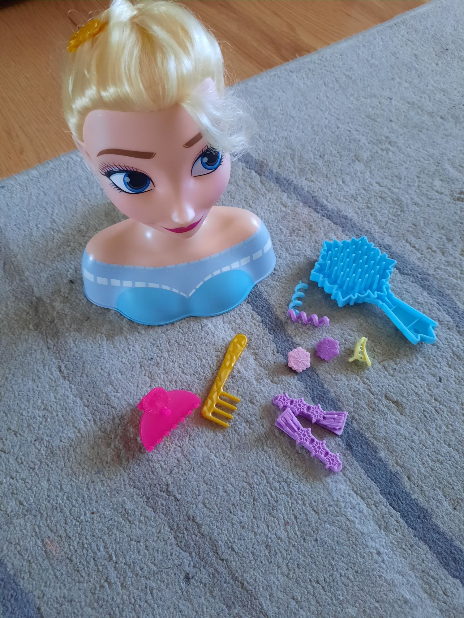 Elsa głowa do czesania stylizacji