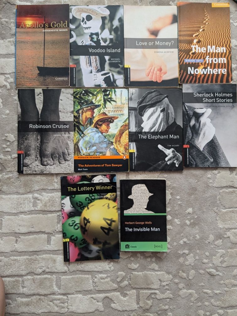 Книги, Гоголь, Чехов, Хрещений батько, англійська