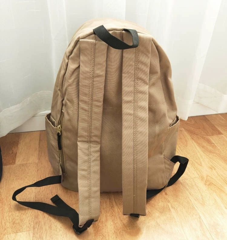 MUJI Nova mochila de cor caramelo