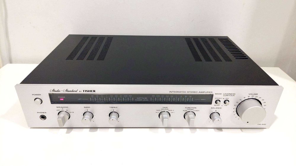 Amplificador FISHER CA-440 c/2x55w (irrepreensível)*